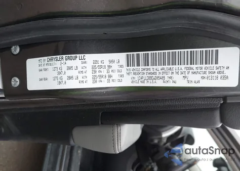 2014 Jeep Cherokee Limited из США, поврежденный, VIN 1C4PJLDB9EW205409